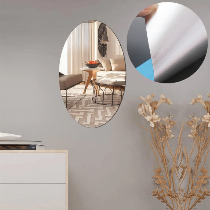 UNBREAKABLE MIRROR OVAL ( BUY 1 GET 1 FREE) - Image 2