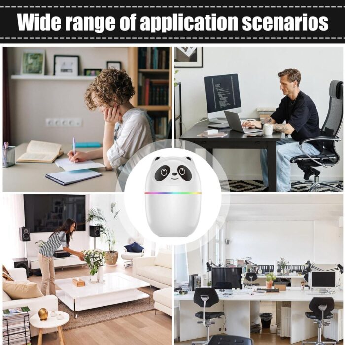 Mini Cute Panda Cool Mist Humidifier for Room Moisture - Image 6