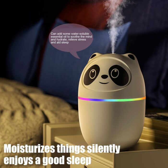 Mini Cute Panda Cool Mist Humidifier for Room Moisture - Image 3
