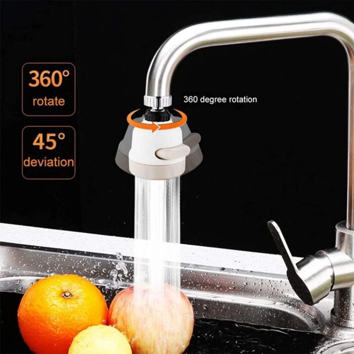 Sulfur ABS 360 Degree Rotation | Movable Bubbler Saving Water Faucet | tap - Image 5