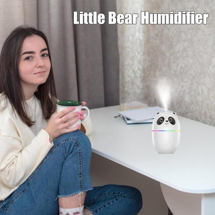 Mini Cute Panda Cool Mist Humidifier for Room Moisture - Image 5