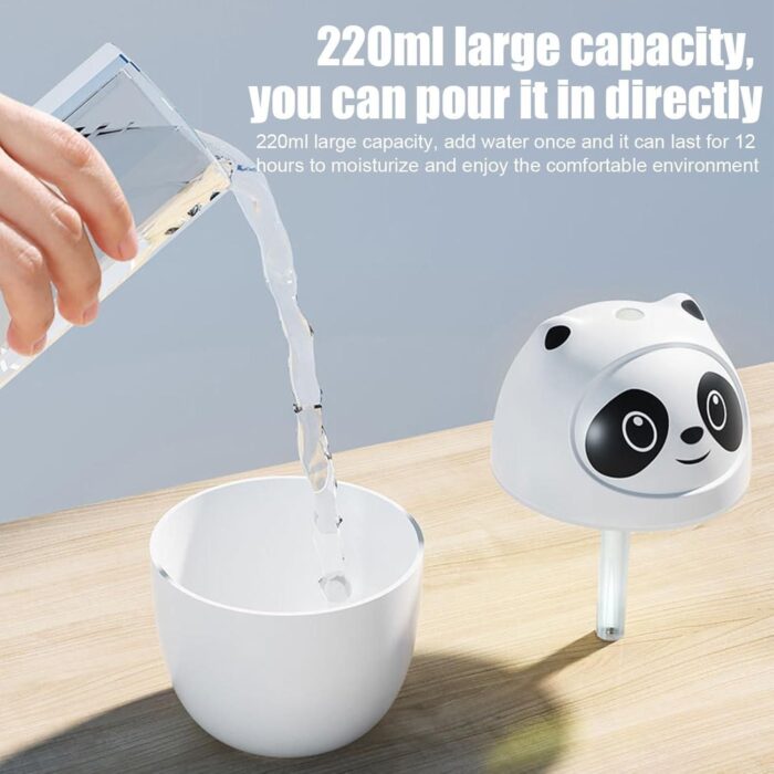 Mini Cute Panda Cool Mist Humidifier for Room Moisture - Image 4